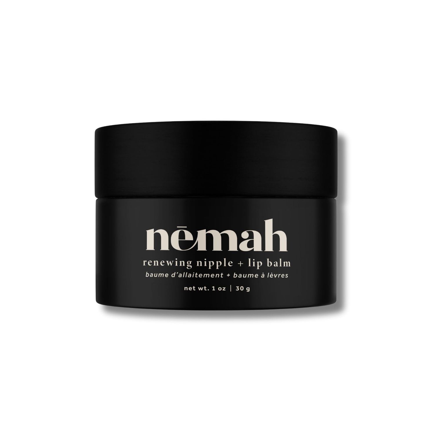 Nemah - Organic Nipple Balm, Nipple Cream Safe for Breastfeeding - 2-in-1 Nipple Butter &amp; Lip Balm, Nursing Nipple Balm - Non-Greasy, Vegan, &amp; Cruelty-Free - 1 oz.