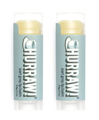 Hurraw! Earl Grey Lip Balm, 2 Pack: Organic, Certified Vegan, Cruelty and Gluten Free. Non-GMO, 100 Natural Ingredients. Bee, Shea, Soy and Palm Free. Made in USA