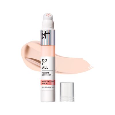 IT Cosmetics Do It All Radiant Concealer - Makeup Concealer - Hydrate &amp; Brighten - Creaseless Medium Coverage &amp; Radiant Finish - Niacinamide &amp; Hyaluronic Acid - Fairest Cool, 0.2 Fl Oz