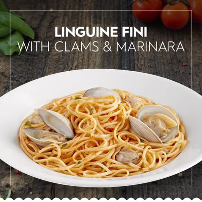 Barilla Linguine Fini Pasta, 16 oz. Box - Non-GMO Pasta Made with Durum Wheat Semolina - Kosher Certified Pasta