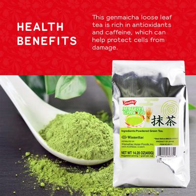 SHIRAKIKU Matcha Green Tea Powder | Authentic Japanese Matcha for Traditional Teas | Prefect for Asain Lattes, Smoothies, Baked Goods | 14.28 OZ Pack of 1