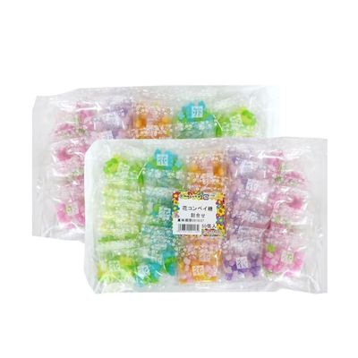2 x Hana Konpeito 50 x Mini Bag Pack Japanese Sugar Candy