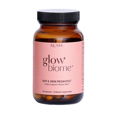 Kuma Glow Biome Clear Skin Probiotics Prebiotic Capsules, 60Ct.