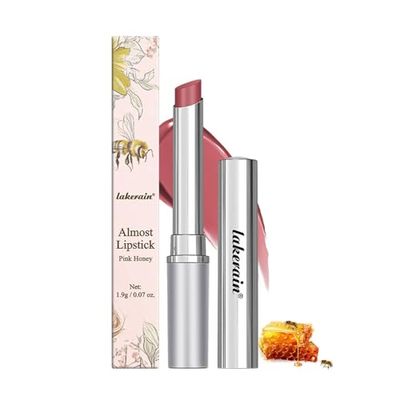 Tinted Lip Balm, Hydrating &amp; Nourishing Lip Balm, Honey Lip Balm in Pink, Natural Glossy Sheer Lip Balm, Moisturizing Lip Care Balm for Dry Lips (Pink)