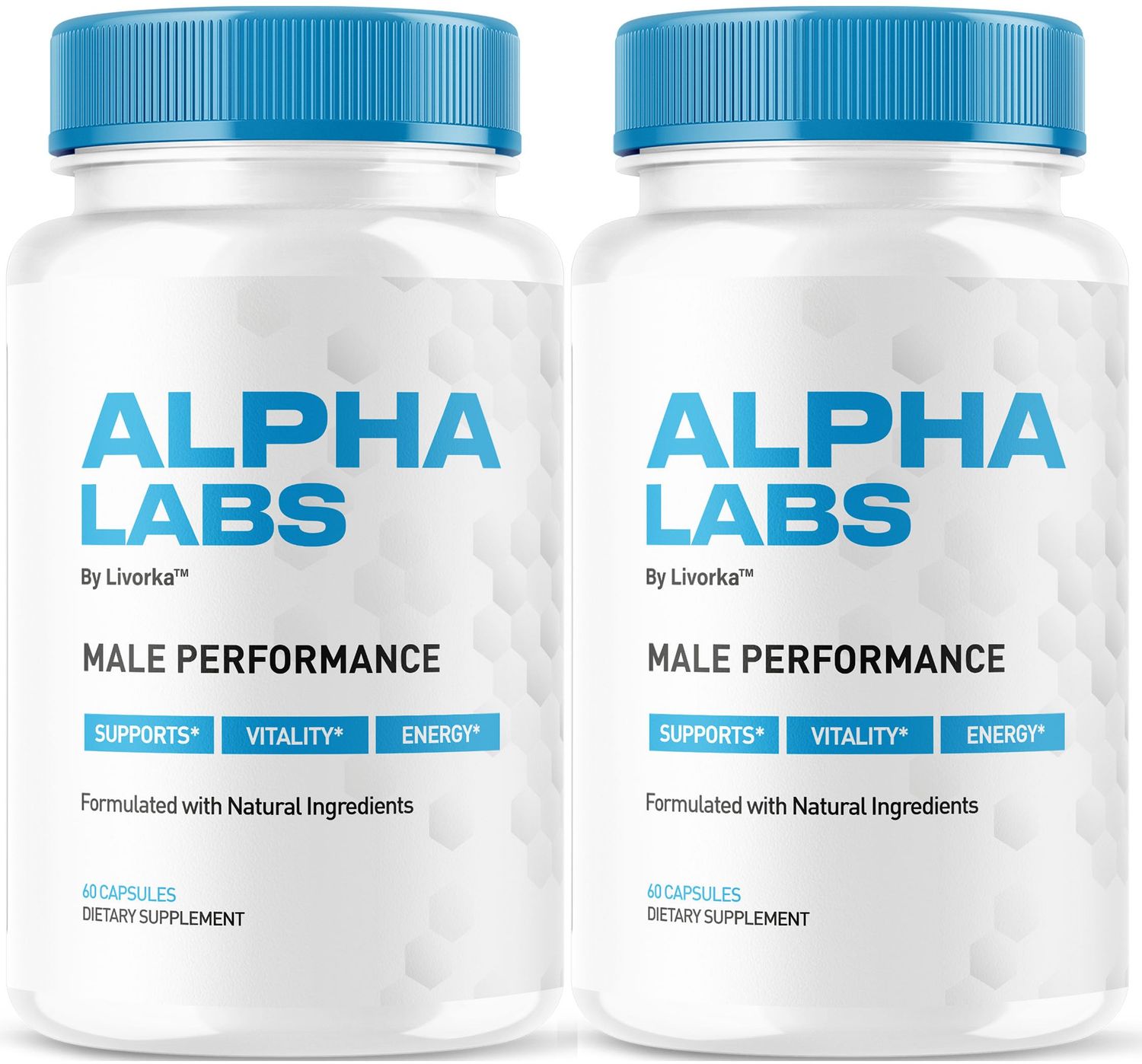 LIVORKA Alpha Labs Max Performance Advanced Formula for Strength, 120 Capsules for 2 Months, Pack of 2