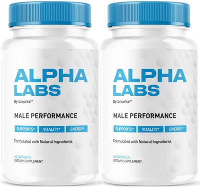 LIVORKA Alpha Labs Max Performance Advanced Formula for Strength, 120 Capsules for 2 Months, Pack of 2