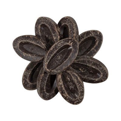 Valrhona 4653 Guanaja 70 Dark Chocolate Baking Feves from OliveNation, Intense Bittersweet Cacao Flavor - 3 lbs