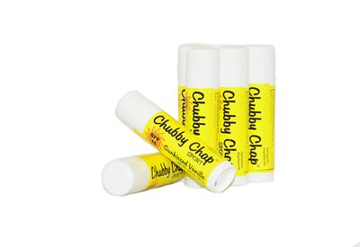 Chubby Chap - One (1x) Large Jumbo Chapstick Natural Chapstick - .5 Ounce Lip Balm (Sun-Kissed Vanilla)