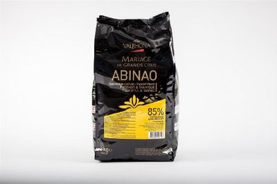 Valrhona Dark Chocolate Pistoles - 85, Abinao - 1 bag, 6.6 lb