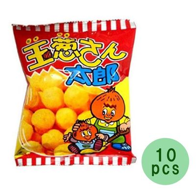 Tamanegisantaro Onion Taste Snack 0.5oz 10Bags Japanese Snack Ninjapo