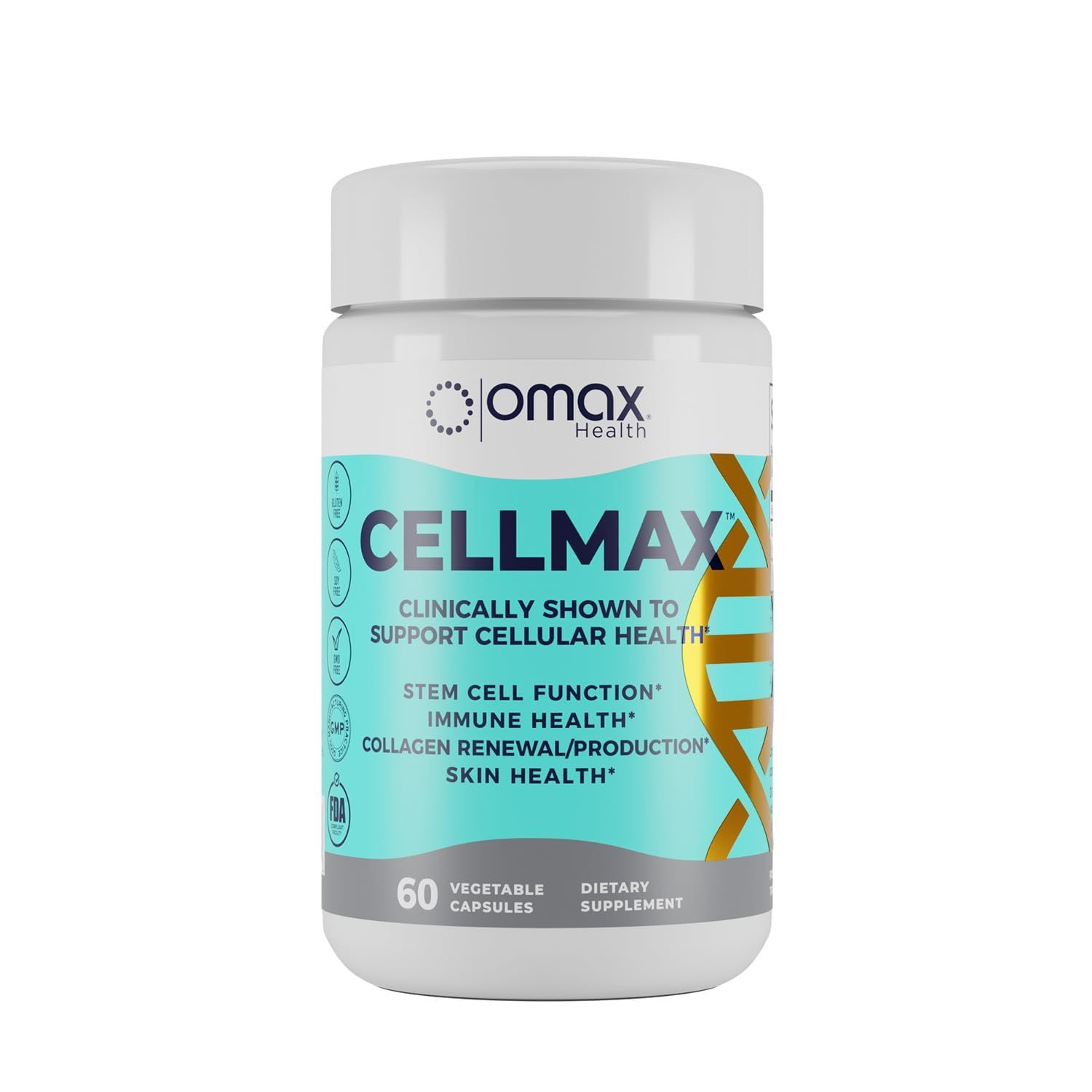 Cellmax - Supports Cellular Health, Clinically Proven, PolySea Seaweed Extract, Antioxidant Protection, Promotes Collagen Production, Boosts Immune Function, Sustainable &amp; Pure Formula
