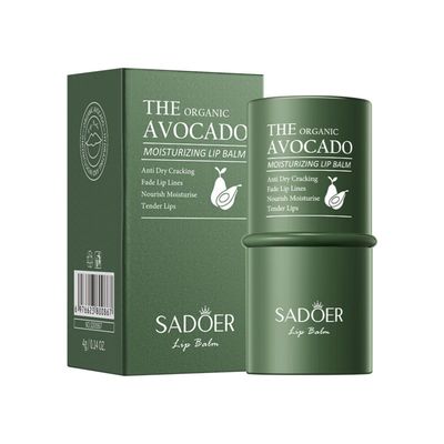 REPIMA For sadoer Organic Avocado Moisturizing Lip Balm,Anti Dry Cracking,Brightens Lip Color,moisturizing lipstick,Moisturizing Lip Care 4g 0.14 oz