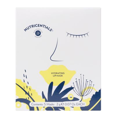 Nu Skin Nutricentials Hydrating Lip Mask - Vitamin C Enriched Mask | Hydrogel Formula for Silky Smooth Lips | Protective Effects, Hydrating Skincare | Optimal Lip Care (Pack of 5)