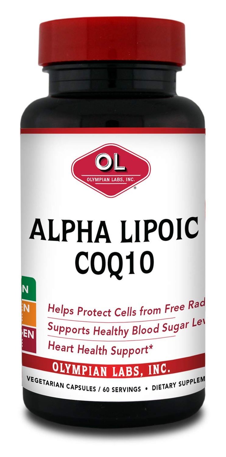 Olympian Labs Alpha Lipoic Coenyme Q 10 200 mg Caps, 60 Count