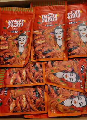 Monthira Red Crispy Spicy Chilies (Tom Yum Chilies)