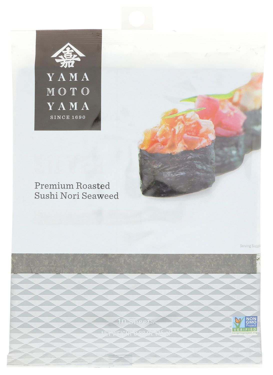 YAMAMOTOYAMA Nori Silver Yama Sushi, 0.88 OZ