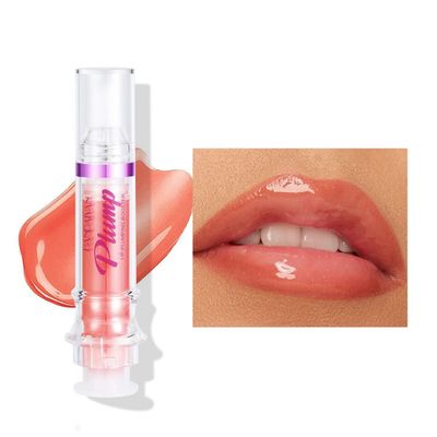 WenFeng Spicy Lip Plumping Booster,Plumping Lip Oil with Chili Extract,Plump and Pout Lip Plumper for Women Girls,Fuller Lips Instantly,Hydrating,High-Shine (06)