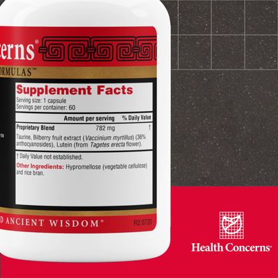 Health Concerns Bil Lutein - Eye Health &amp; Eye Support Supplements - 60 Capsules