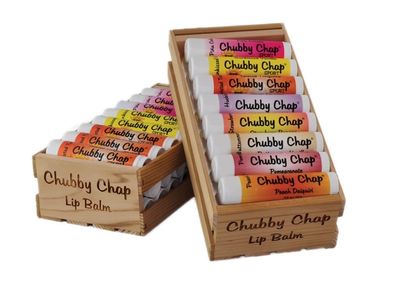 Chubby Jumbo Natural Chapstick - .5 Ounce Caramel Lip Balm