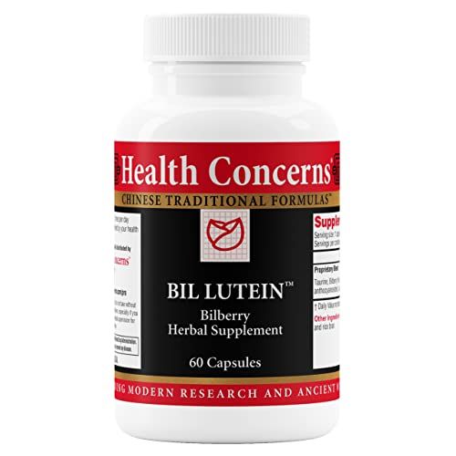 Health Concerns Bil Lutein - Eye Health &amp; Eye Support Supplements - 60 Capsules