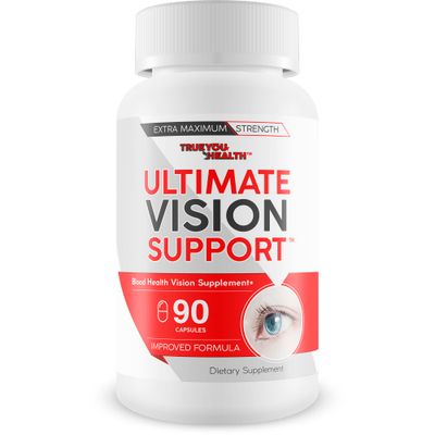 Ultimate Vision Support - Our Best Improved Formula Eyesight Supplement - Vitamin A Lutein and Zeaxanthin Supplements - Eye Vision Focus Supplement for Eyes Vitamins for Clear Vision Improvement Pills