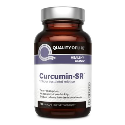 Quality of Life Curcumin-SR - Healthy Aging, Inflammation Support - 60 Vegicaps