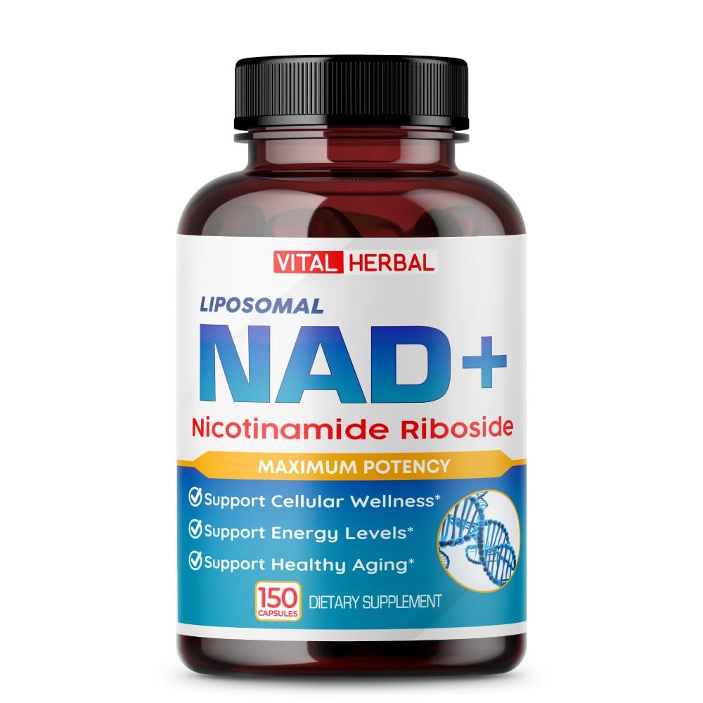 Liposomal Nicotinamide Riboside Complex - NR with Resveratrol, Quercetin &amp; More - 150 Capsules - Made in USA