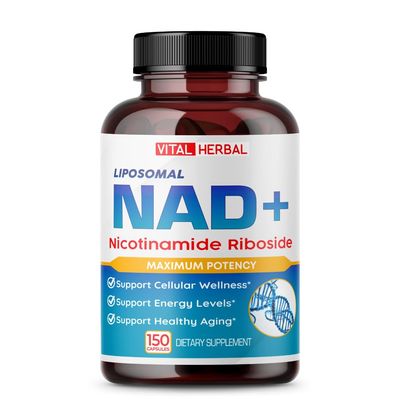 Liposomal Nicotinamide Riboside Complex - NR with Resveratrol, Quercetin &amp; More - 150 Capsules - Made in USA