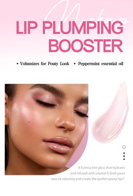 Easilydays Lip Gloss Plumper Glossy Lip Lipstick, Lifter Gloss, Hydrating, Volumizes, High-Shine, Lip Plumping Lip Glass Mirror Lip Glaze Lip Makeup, Plump And Pout Lip Plumper for Women Girls