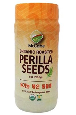 McCabe Organic Roasted Perilla Seeds - Perilla Seeds Organic | Rich with Fiber &amp; Minerals | USDA and CCOF Certified | Packed in USA | 8oz
