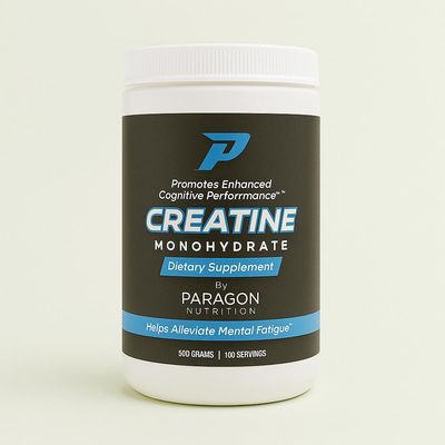 Paragon Nutrition Creatine Monohydrate | Unflavored | 500g | 100 Servings | Cognitive Performance Support