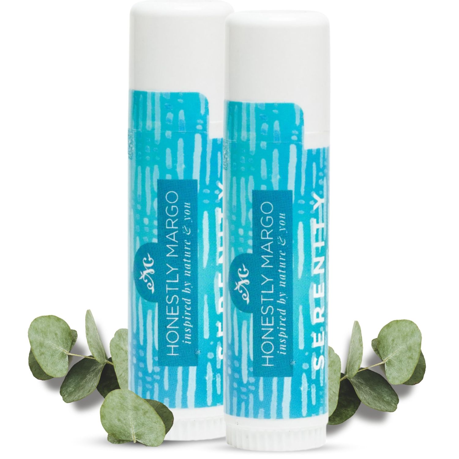 Honestly Margo Aromatherapy Balm Stick (Menthol Eucalyptus Vapor Serenity) - Organic Eucalyptus Essential Oil Lip Balm for Womens Self Care - Mess-Free, Portable Design with Natural Aroma