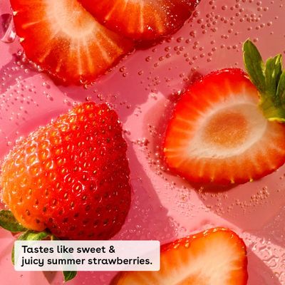 eos 100 Natural &amp; Organic Lip Balm- Strawberry Sorbet, All-Day Moisture, Dermatologist Recommended for Sensitive Skin, Lip Care Products, 0.25 oz