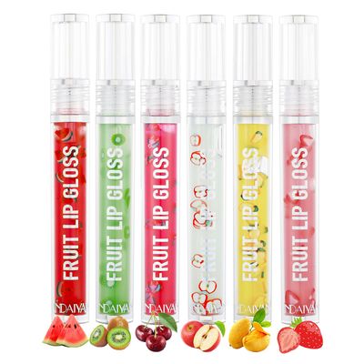 FantasyDay Plumping Lip Oil Set, Clear Lip Gloss for Lip Care, Fruit Flavour Hydrating Lip Glow Oil Toot Lip Oil, Nourishing, Non-sticky
