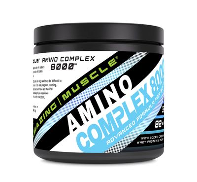 Amazing Muscle Amino Complex Supplement | 8000 Mg Per Serving | 325 Tablets | Formula with Taurine, Creatine, L-Glutamine, Whey Protein, &amp; BCAA&#39;s