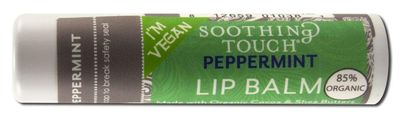 Soothing Touch Lip Balm with Organic Cocoa &amp; Peppermint - 0.25 oz