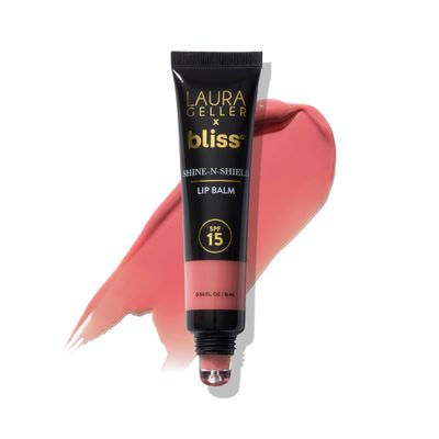 LAURA GELLER NEW YORK x Bliss Shine-n-Shield Lip Balm SPF 15, Bliss on the Beach - Nourishes, Hydrates &amp; Protects Lips