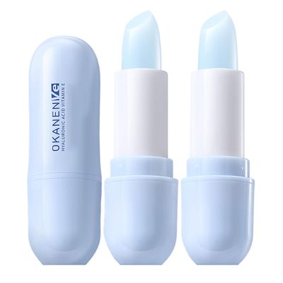 2 Pack Hyaluronic Acid Lip Balm - Refreshing Soothing Eliminate Lip Lines Lip Balm, Hydrates, Softens and Reduces Lip Lines Relieve Dryness Alcohol-Free Nourishes All Lip Skin Types