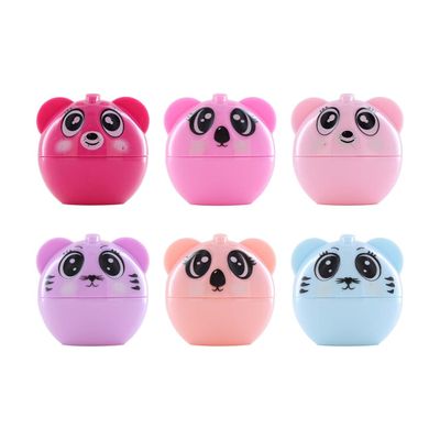 Beauty Treats Into The Wild Lip Balm, Cute Animal Shaped Lip Balm, Party Favors, Stocking Stuffers, Gifts - Pack of 6