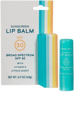 Sunscreen Lip Balm SPF 30 with Vitamin E, Citrus Scent 0.17oz/4.8g (Pack of 1)