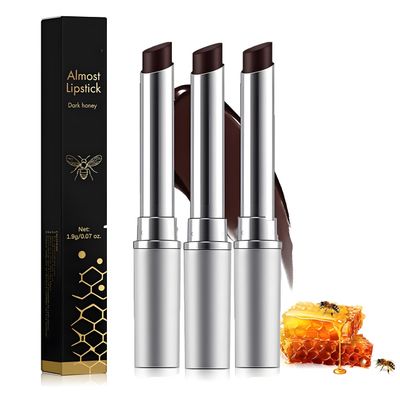 Honey Lip Balm,Hydrating Natural Glossy lipsticks,Moisturizing lip tint Makeup Lip Care Balm For Dry Lips lip tint nursing,Vitamin E Tinted Cosmetic lip stain make up (3)