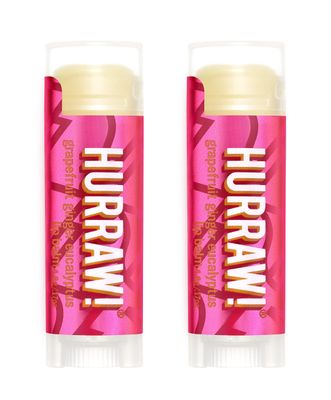 Hurraw! Grapefruit, Ginger, Eucalyptus (Kapha) Lip Balm, 2 Pack: Organic, Certified Vegan, Cruelty and Gluten Free. Non-GMO, 100 Natural Ingredients. Bee, Shea, Soy and Palm Free. Made in USA