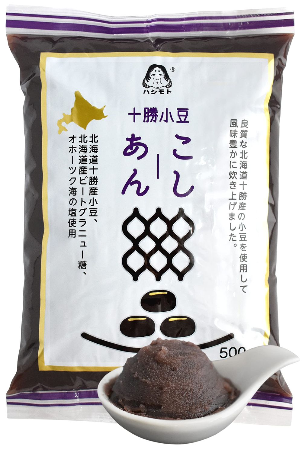 chaganju Red Bean Paste, Adzuki Beans, Japanese Mochi Rice Cake Anko, Strained KOSHIAN -VEGAN &amp; GLUTEN-FREE 17.6OZ(500g)