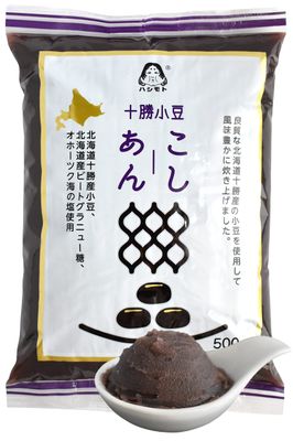 chaganju Red Bean Paste, Adzuki Beans, Japanese Mochi Rice Cake Anko, Strained KOSHIAN -VEGAN &amp; GLUTEN-FREE 17.6OZ(500g)