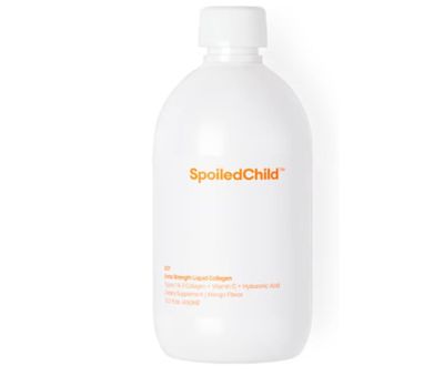 SpoiledChild Collagen Peptides Vitamin C Hyaluronic Acid Liquid Collagen Mango Flavor 450 ml (15.2 Fl oz)