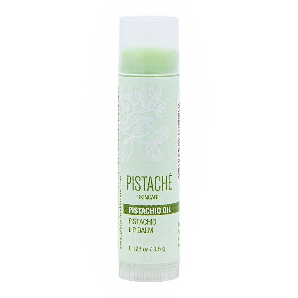 Pistach Skincare Pistachio Oil Lip Balm Hydrates and Plumps Moisturizing and Nourishes Antioxidant Protection Dry Lip Protection, 0.12 oz