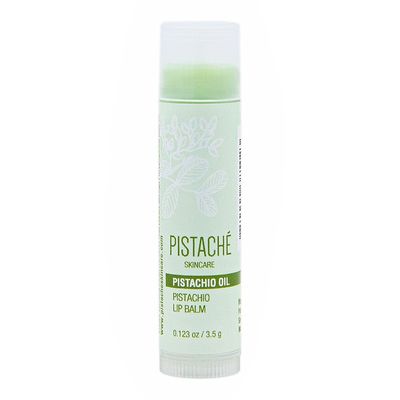 Pistach Skincare Pistachio Oil Lip Balm Hydrates and Plumps Moisturizing and Nourishes Antioxidant Protection Dry Lip Protection, 0.12 oz