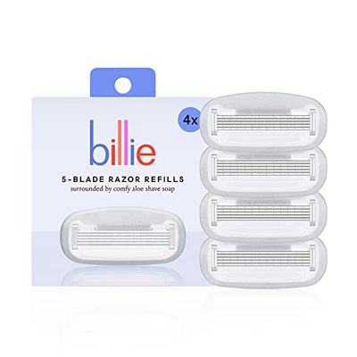 Billie Womens Razor Refill Blades - 4 Count (Pack of 1)