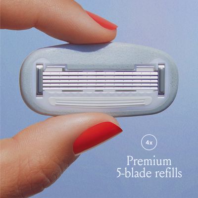 Billie Womens Razor Refill Blades - 4 Count (Pack of 1)