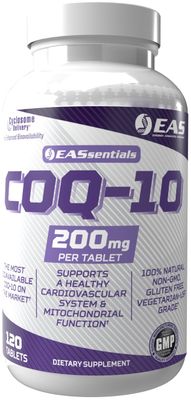Experimental and Applied Sciences COQ-10 200mg | Antioxidant Supporting Heart Health &amp; Energy Production | Gluten Free, Non GMO | Better Absorption with Cyclosome Delivery | 120 Tablets